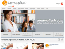 Tablet Screenshot of lernenglisch.com